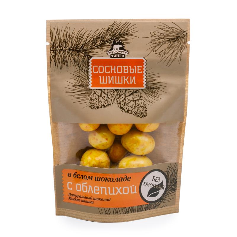 Сосновые шишки в белом шоколаде с облепихой