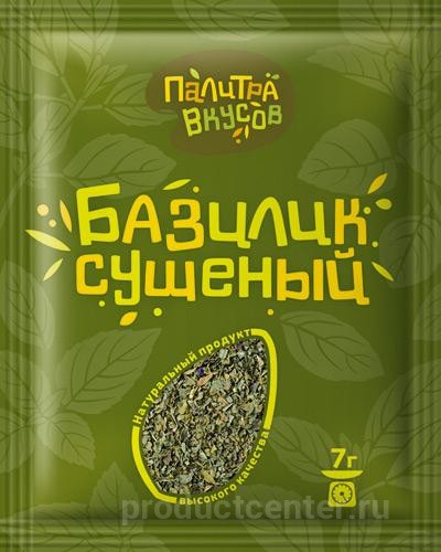 Специи Базилик сушеный 7 гр. Палитра Вкусов