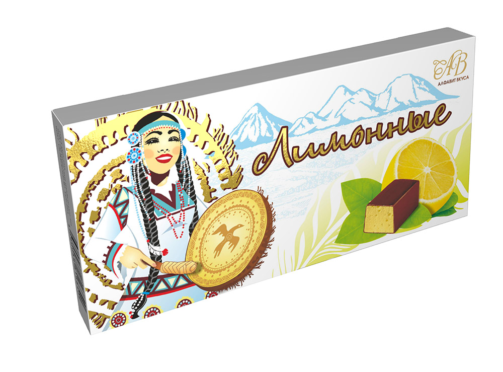 Конфеты Птичье молоко «Лимон» 250 гр. Камчатка Конфеты Птичье молоко «Лимон» 250 гр. Камчатка