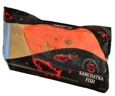 Нерка солёно мороженая (пряная) филе на коже