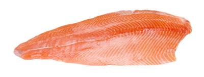 Кижуч свежемороженый филе на коже, вес