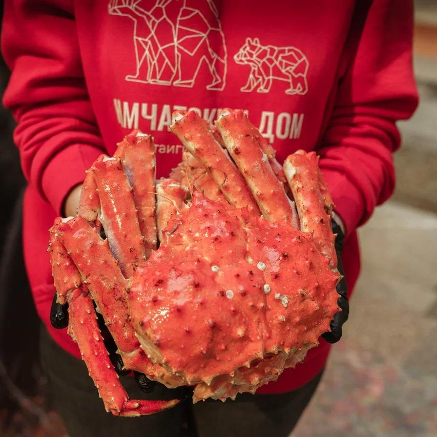 Краб камчатский королевский, варено-мороженый, весовой