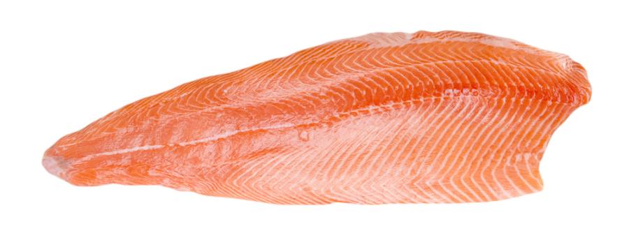 Кижуч свежемороженый филе на коже, вес