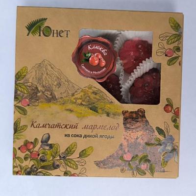Мармелад из сока камчатской ягоды "Клюква", 110 гр.