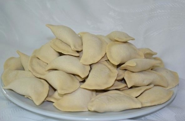 Вареники с картофелем и грибами 500гр. ручная лепка