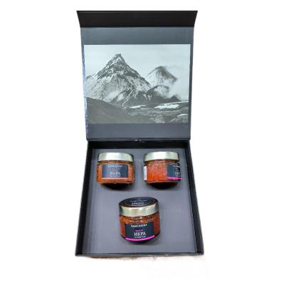 Подарочный набор камчатской икры, 3х125 гр.