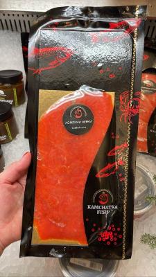 Нерка слабосоленая филе-ломтики 300 гр, Камчатка