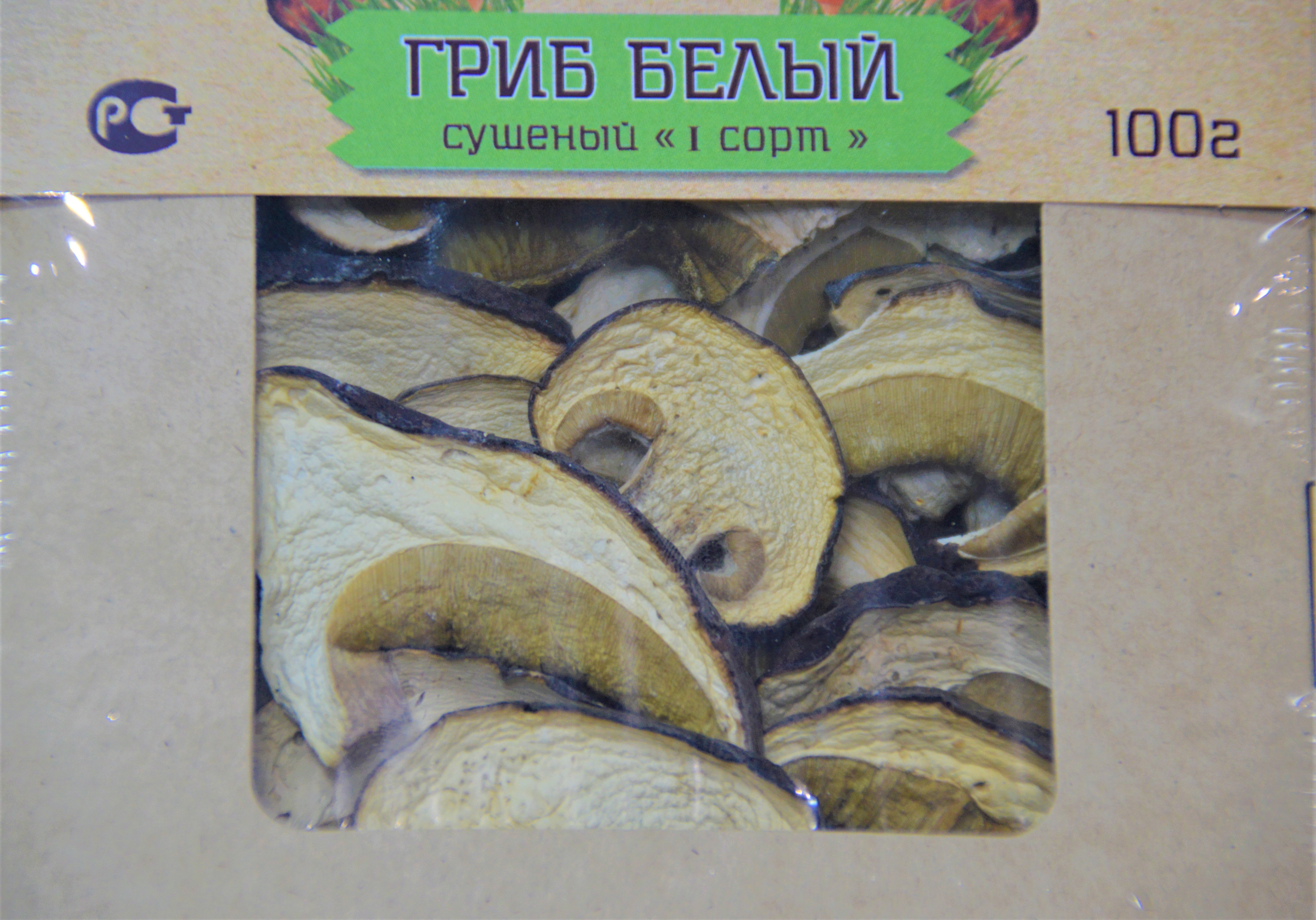 Грибы сушеные Белые сибирские 100гр, Томск