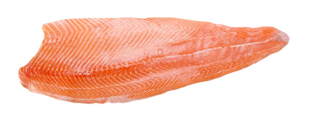 Семга свежемороженая филе на коже, вес