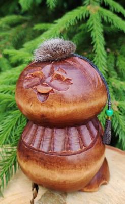 Сувенир из дерева "Пеликен" с Камчатки 